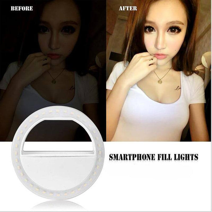 Clip-on Phone Ring Light for Selfies