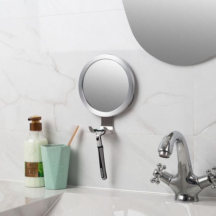 Bathroom Anti-fog Mirror Powerful Sucker Bath Shower Mirrors Man Shaving Mirror With Shaver Holder